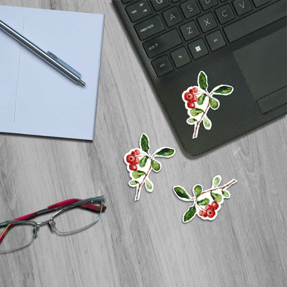 Red Berries Stickers | 2"x2.5"