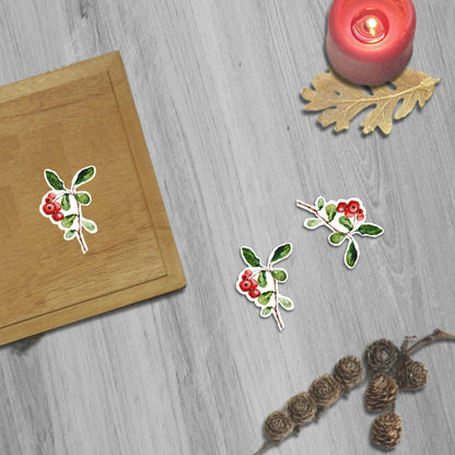 Red Berries Stickers | 2"x2.5"