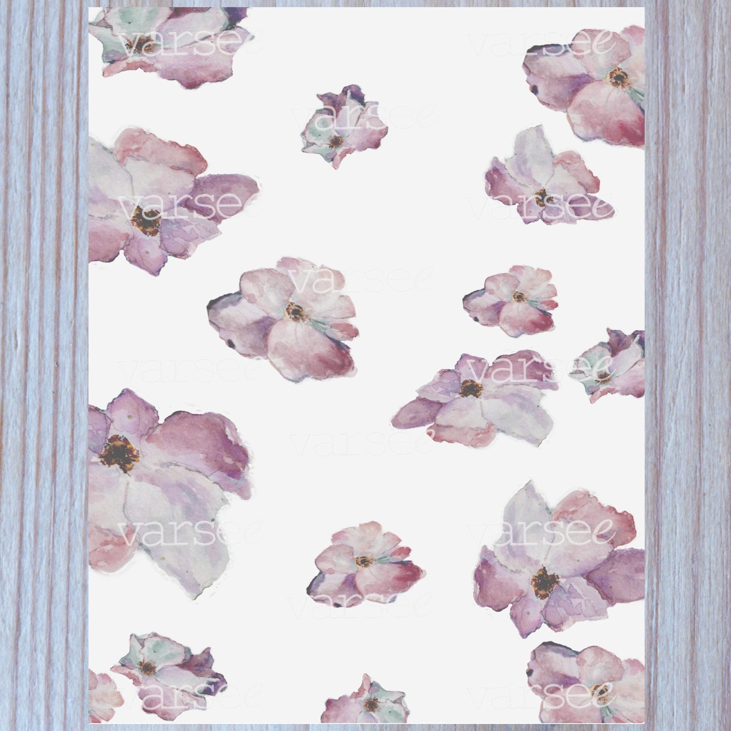Wild roses original floral design, shown in close-up.